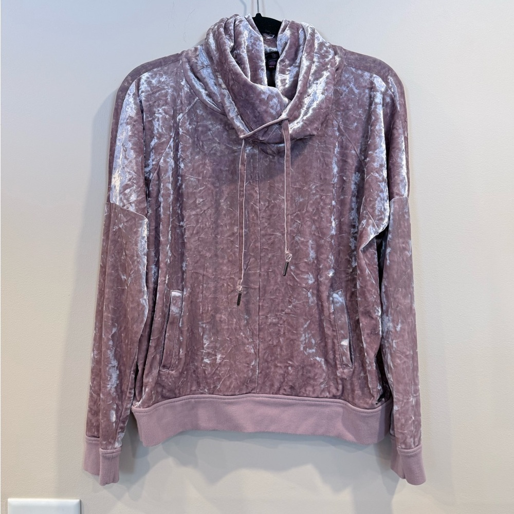 🔥NWOT Betsy Johnson Women's Velvet Cowl Neck Sweater - Pink Size S - Girl XL 🔥
